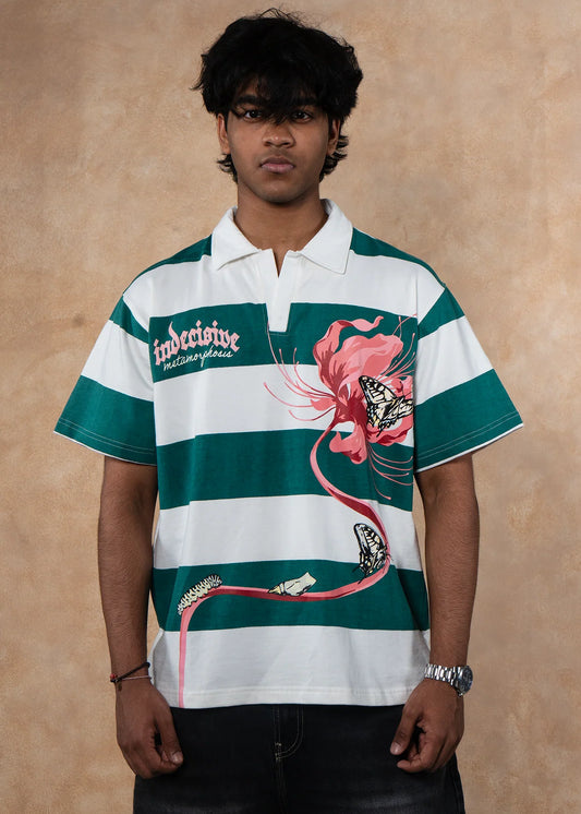 Striped 'Metamorphosis' Polo