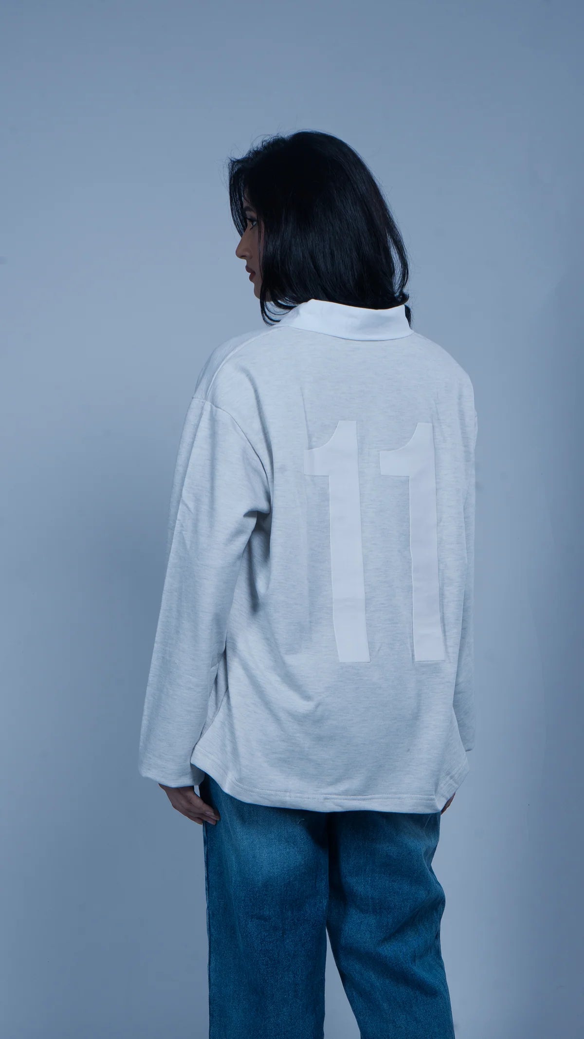 '11' COLLARED Sweatshirt