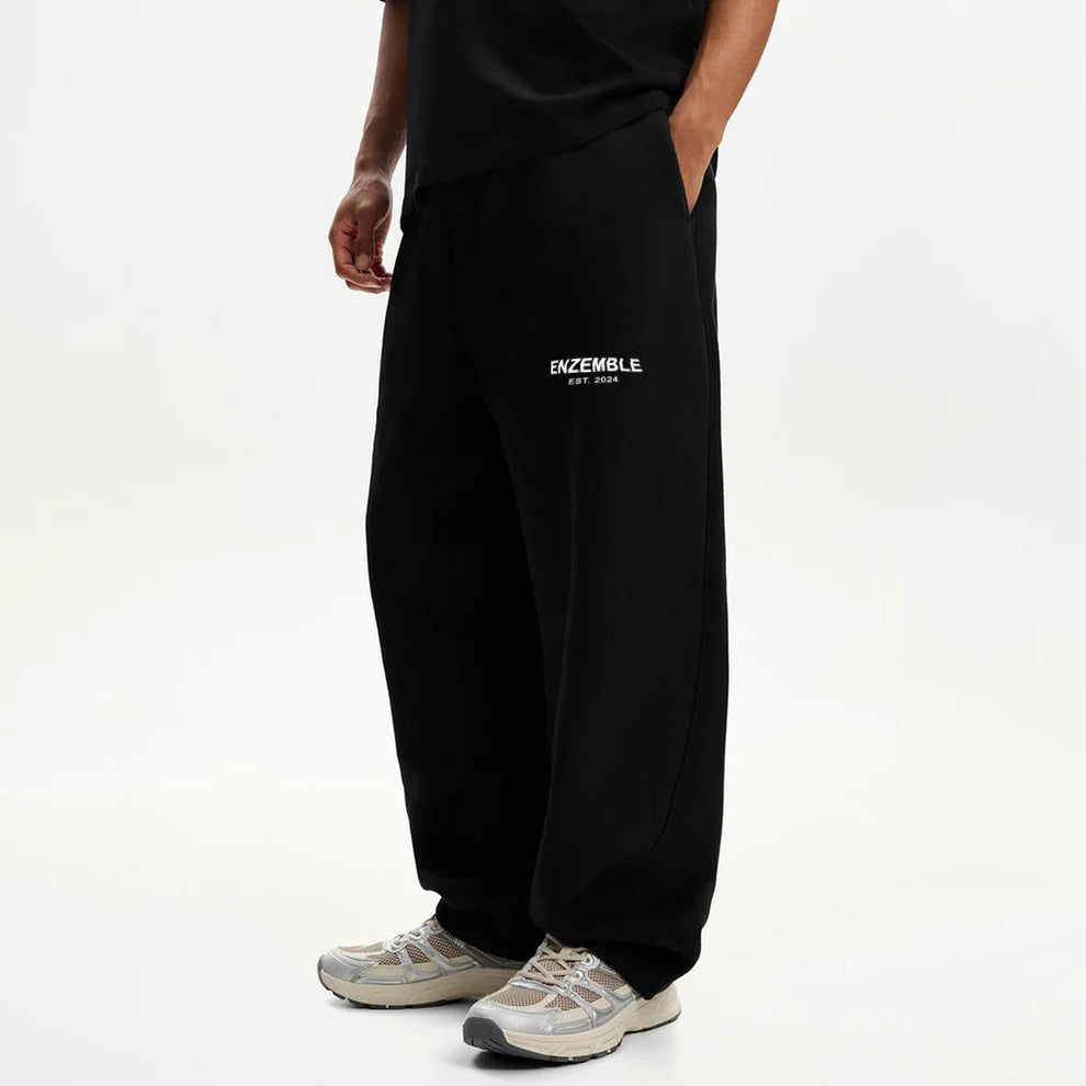 Black Baggy Sweatpant