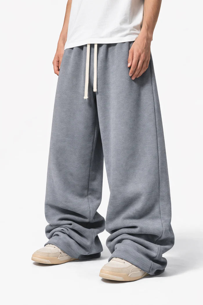 CLOUD GREY WIDE LEG BAGGY Sweatpant (350 GSM)