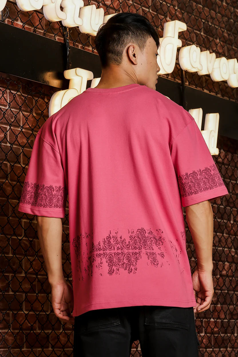Regal Rise Pink Oversized TEE