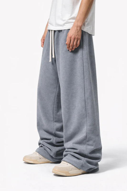 CLOUD GREY WIDE LEG BAGGY Sweatpant (350 GSM)