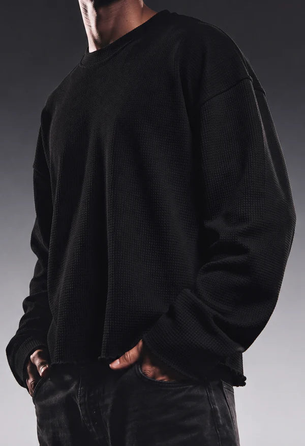 ONYX ESSENTIAL WAFFLE TEE