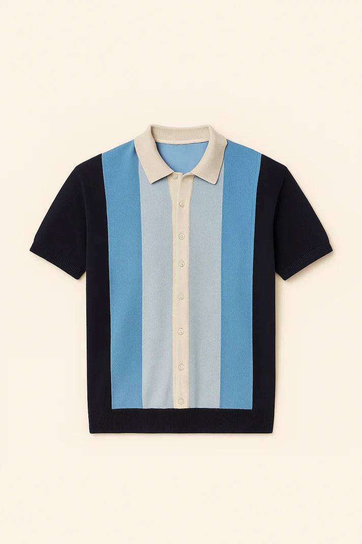 Blue Trio Polo