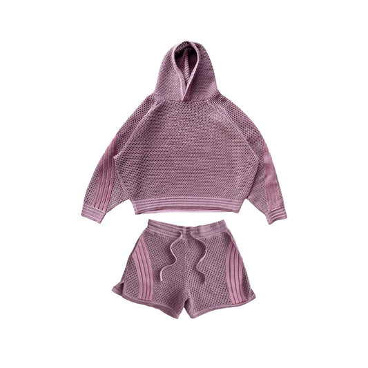 Pink Mesh CO-ORD SET