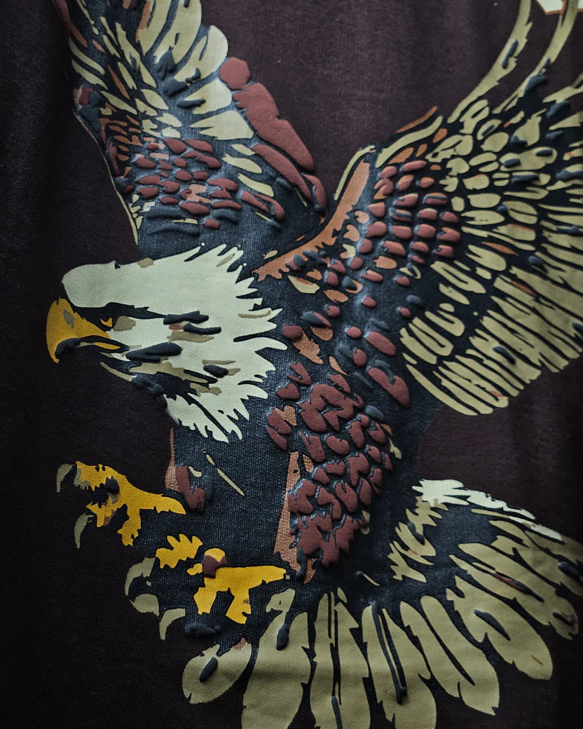 MOCHA BROWN EAGLE TEE