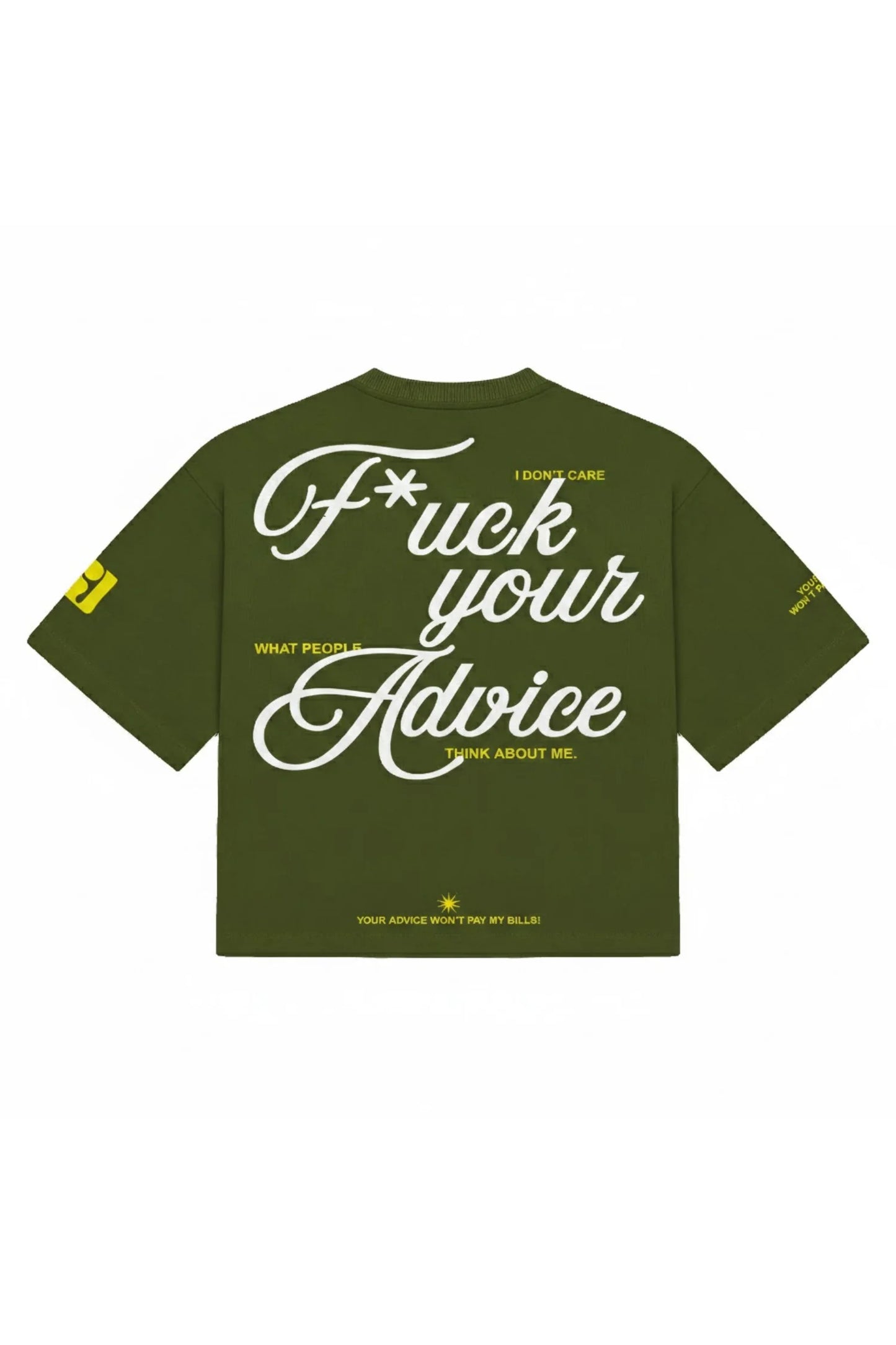 F*ck Advice Oversized TEE