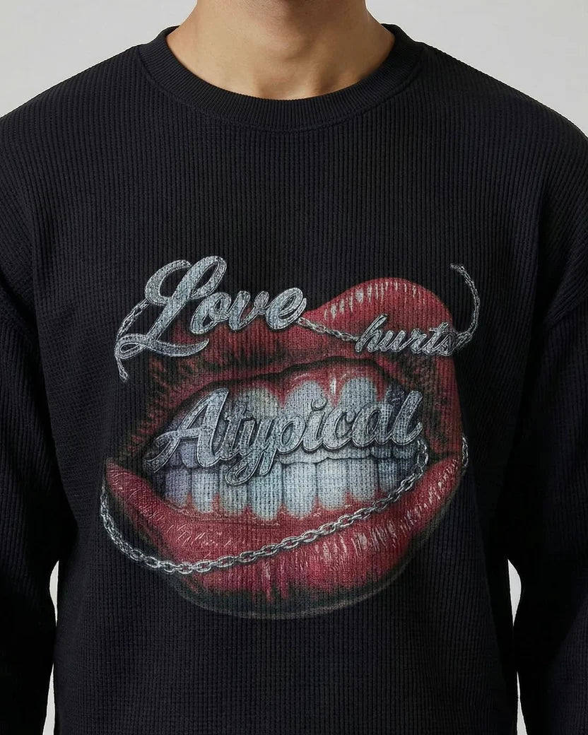 Love Hurts WAFFLE TEE