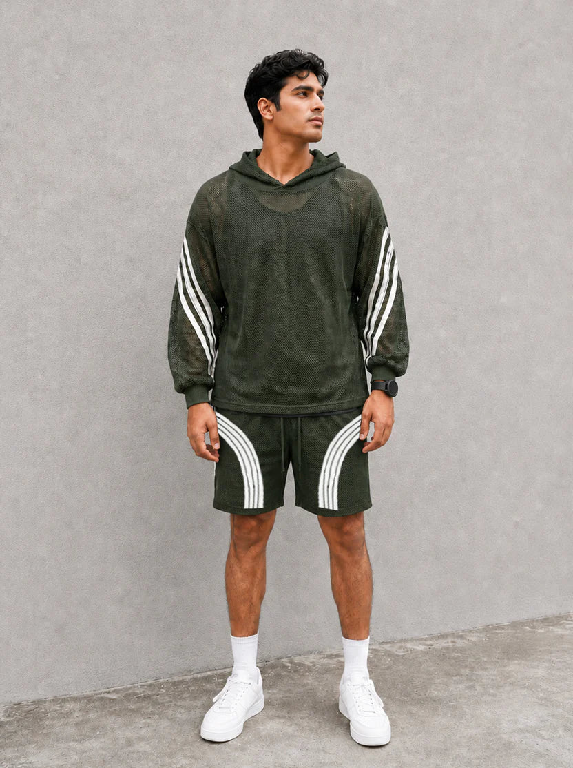 Green Mesh CO-ORD SET