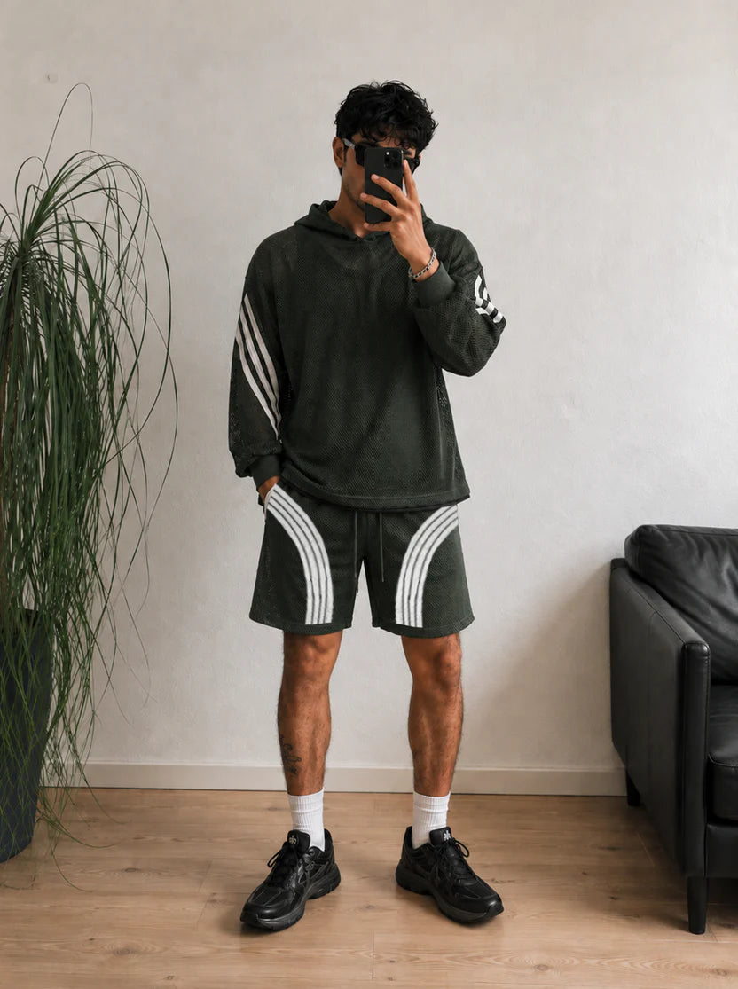 Green Mesh CO-ORD SET