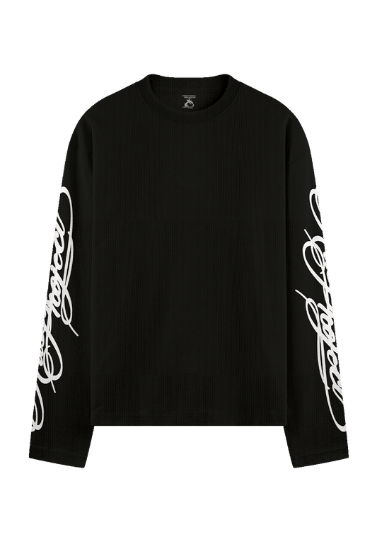 LEGACY- WAFFLE TEE 020 (BLK)