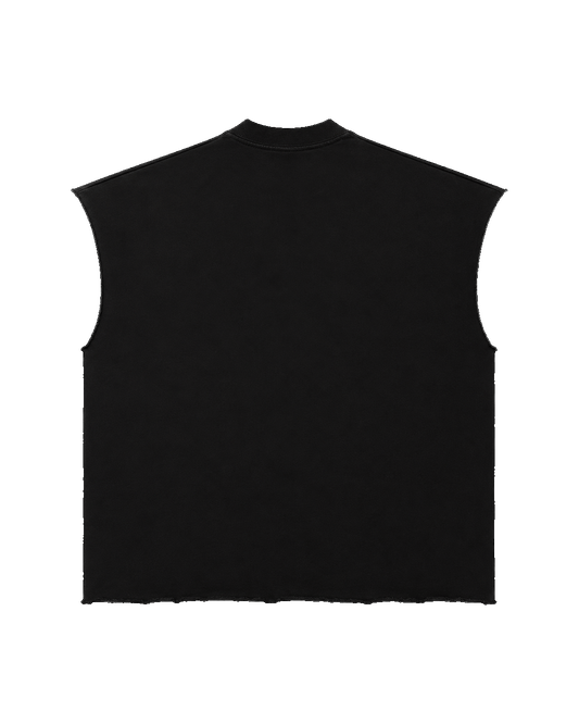 VIGIL VEST (CROP RAW HEM)