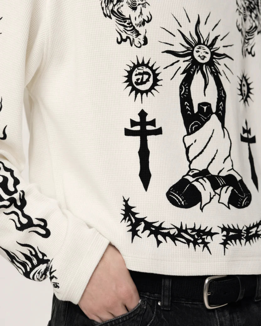 Celestial Rise WAFFLE TEE