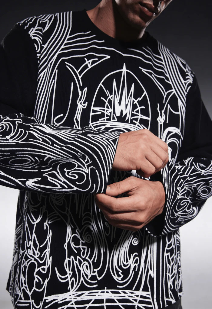 FALLEN CONFLICT WAFFLE TEE