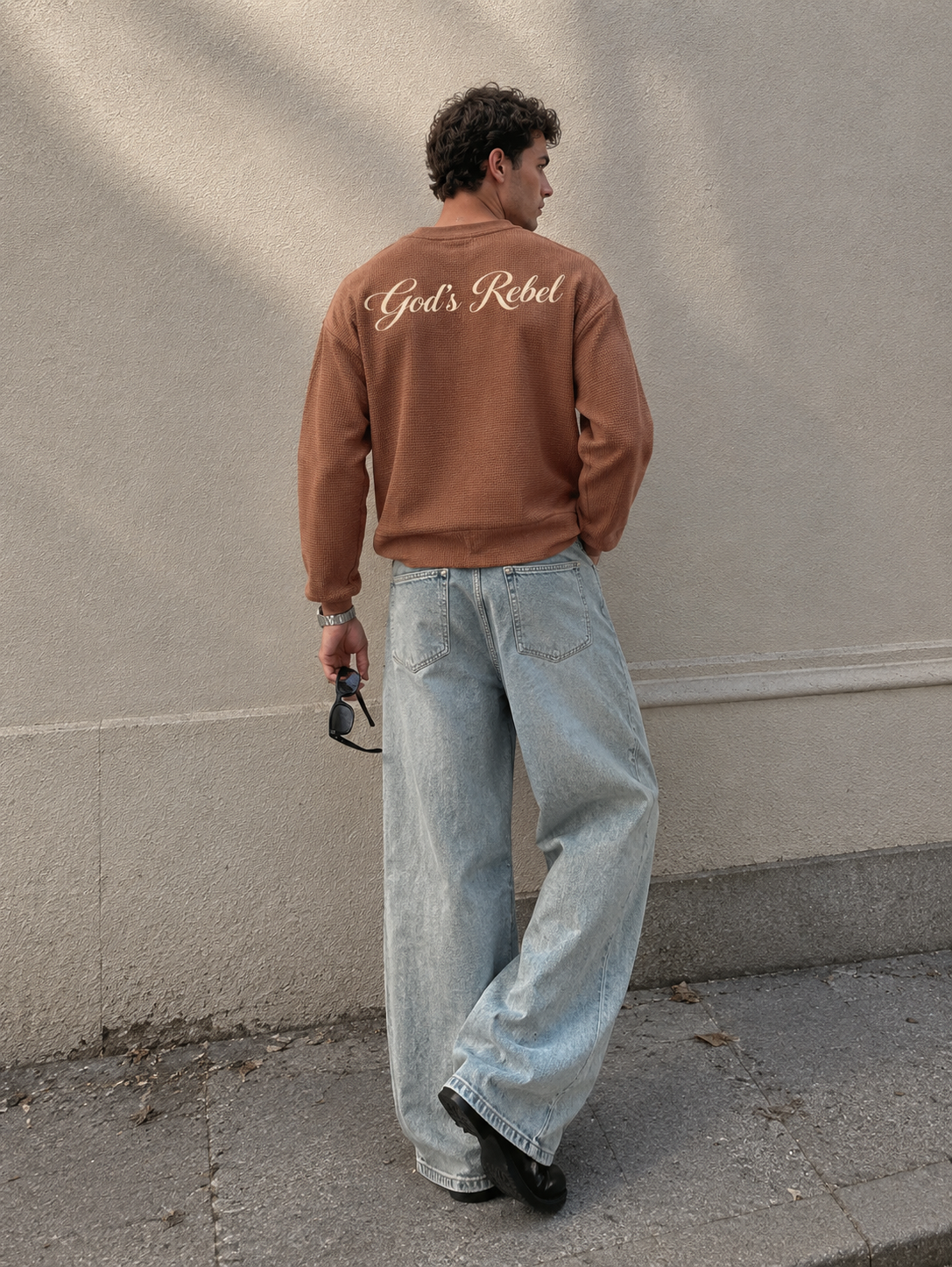 GOD’S REBEL WAFFLE TEE