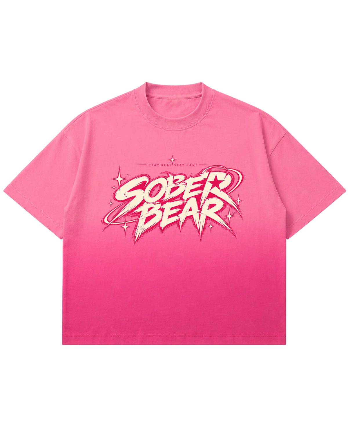 SOBER BEAR BOXY FIT TEE