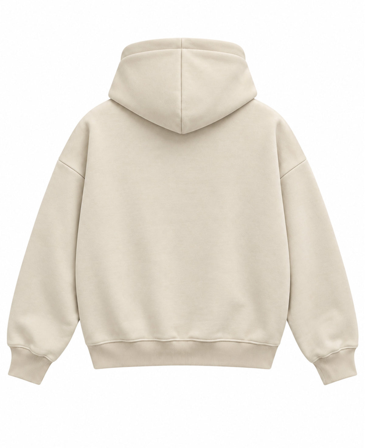 BEIGE BASIC HOODIE