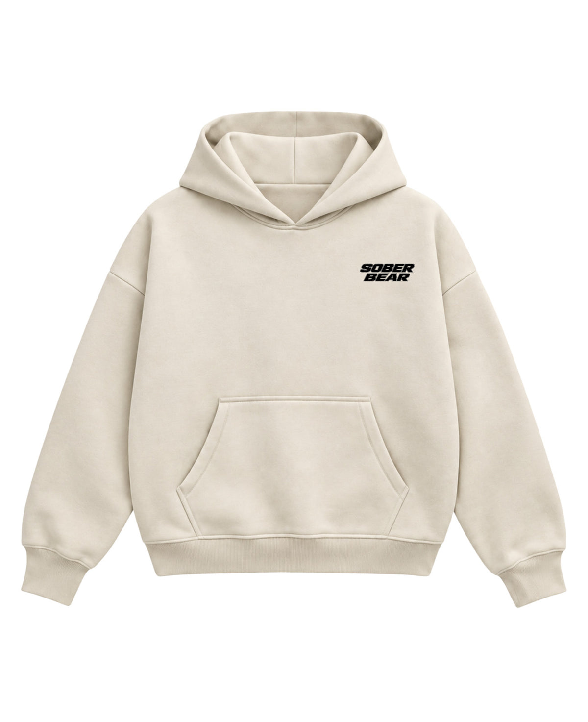 BEIGE BASIC HOODIE