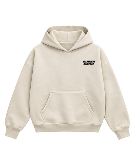 BEIGE BASIC HOODIE
