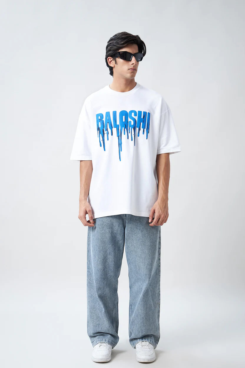 BLUE MELTDOWN TEE
