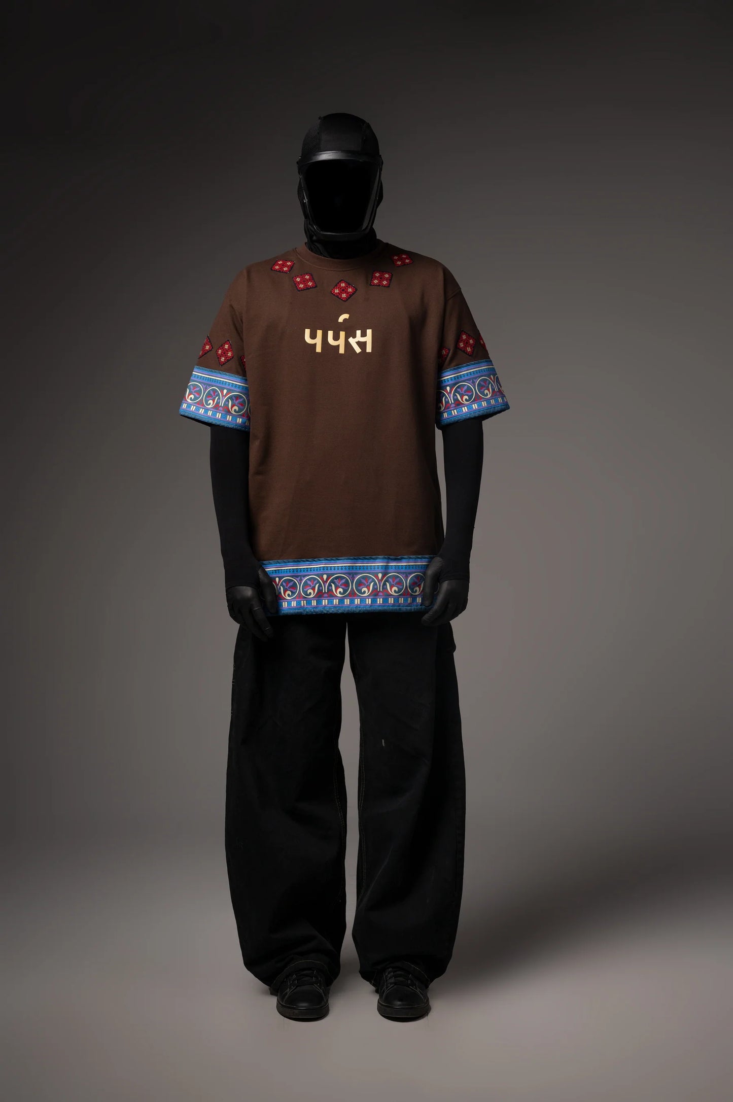 Element Brown Hand Work TEE