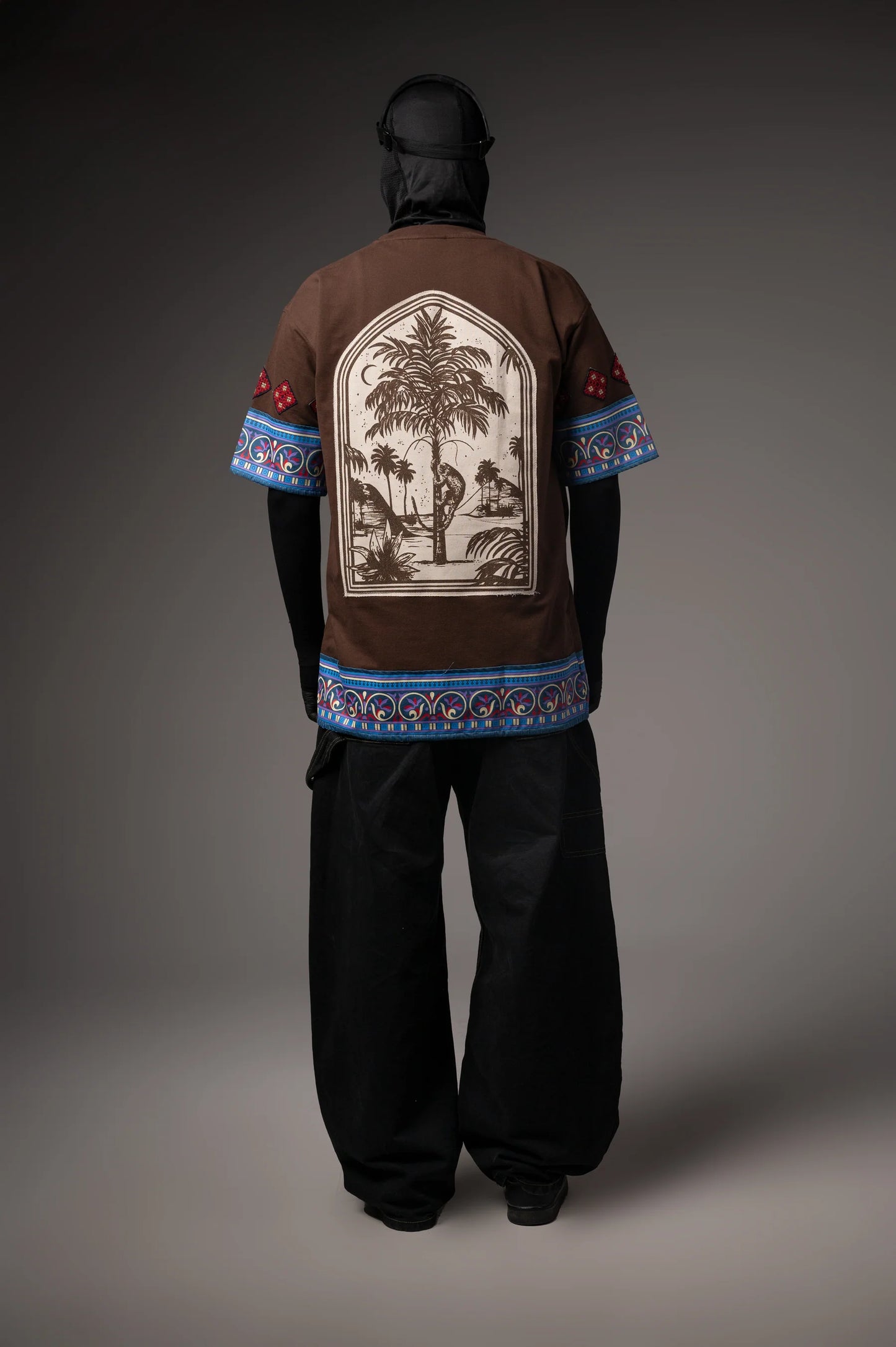 Element Brown Hand Work TEE