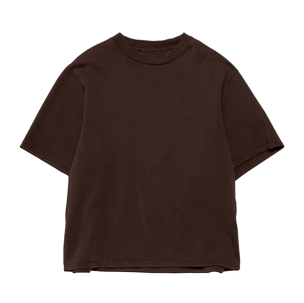 Chocolate Brown Heavyweight TEE