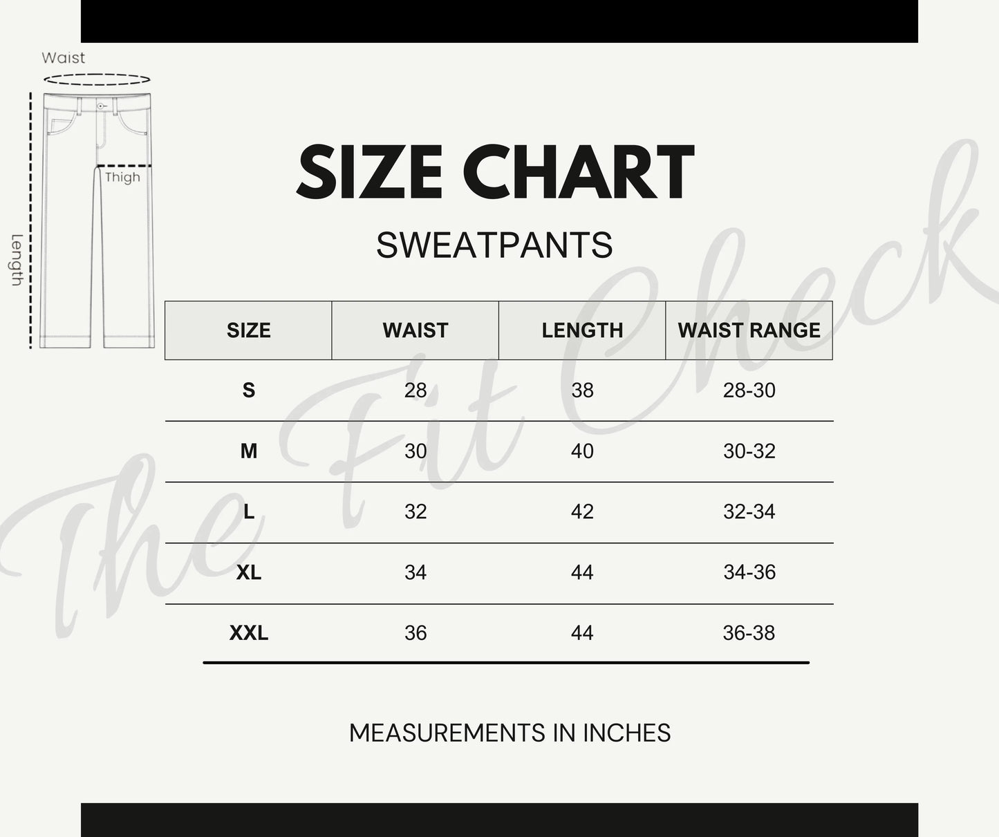 CLASSIC CREAM WIDE LEG BAGGY Sweatpant (350 GSM)