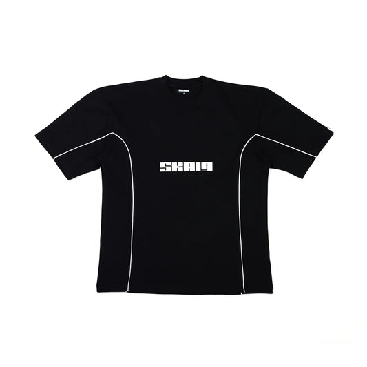 PIPED CREWNECK TEE