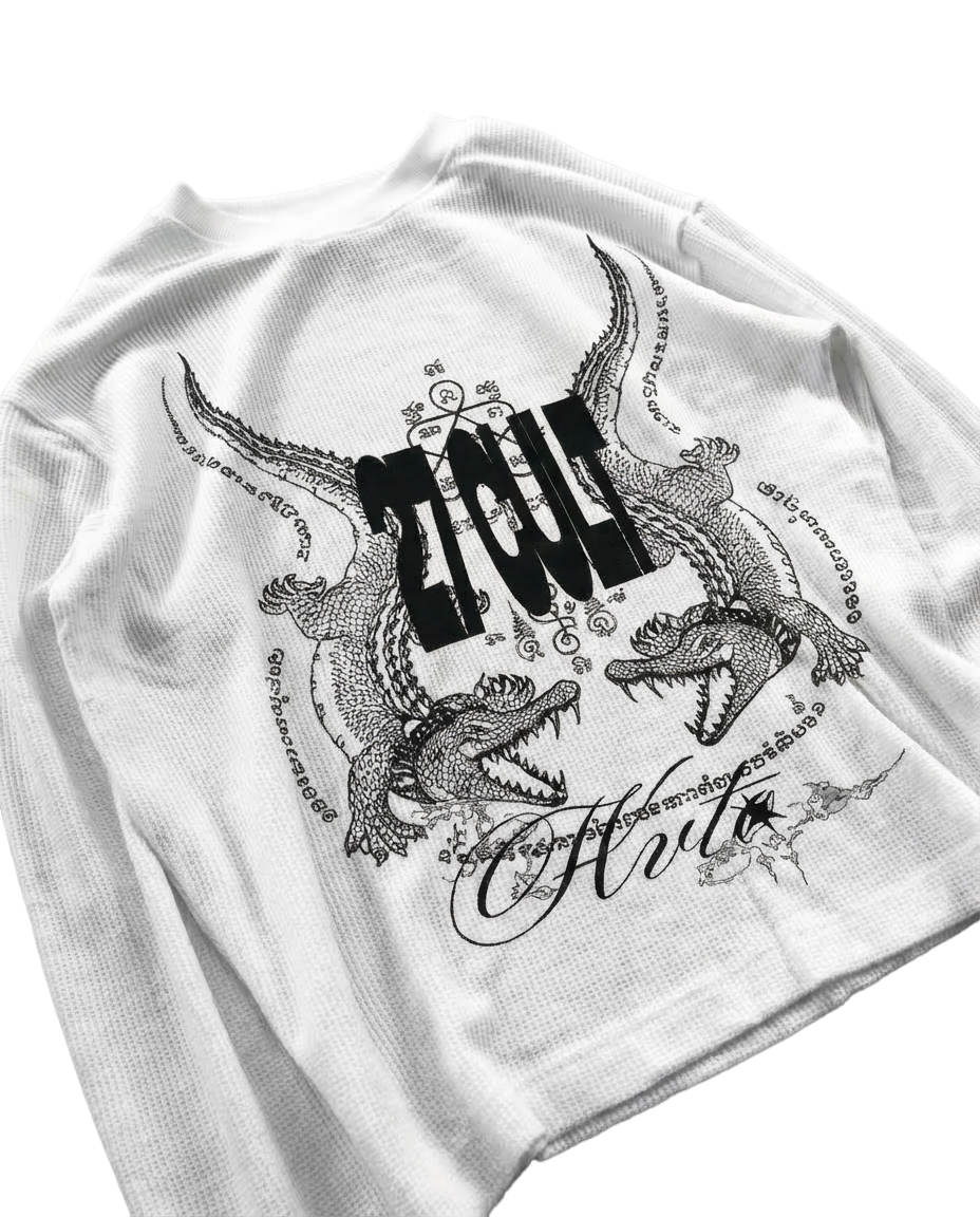 27 CULT WAFFLE TEE KNIT