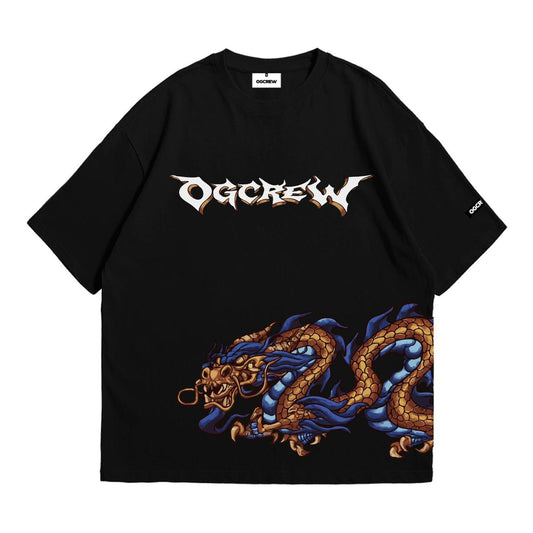 Black eastern dragon TEE