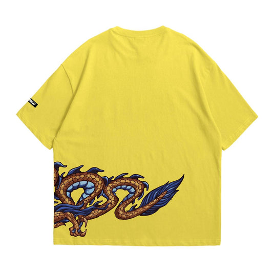 LIME YELLOW EASTERN DRAGON TEE