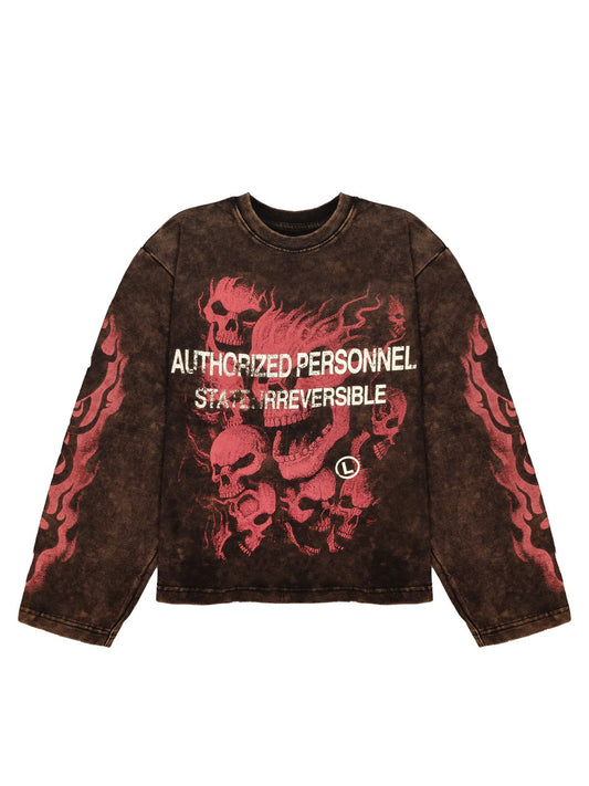 AUTHORIZED LS TEE // CROPPED FIT