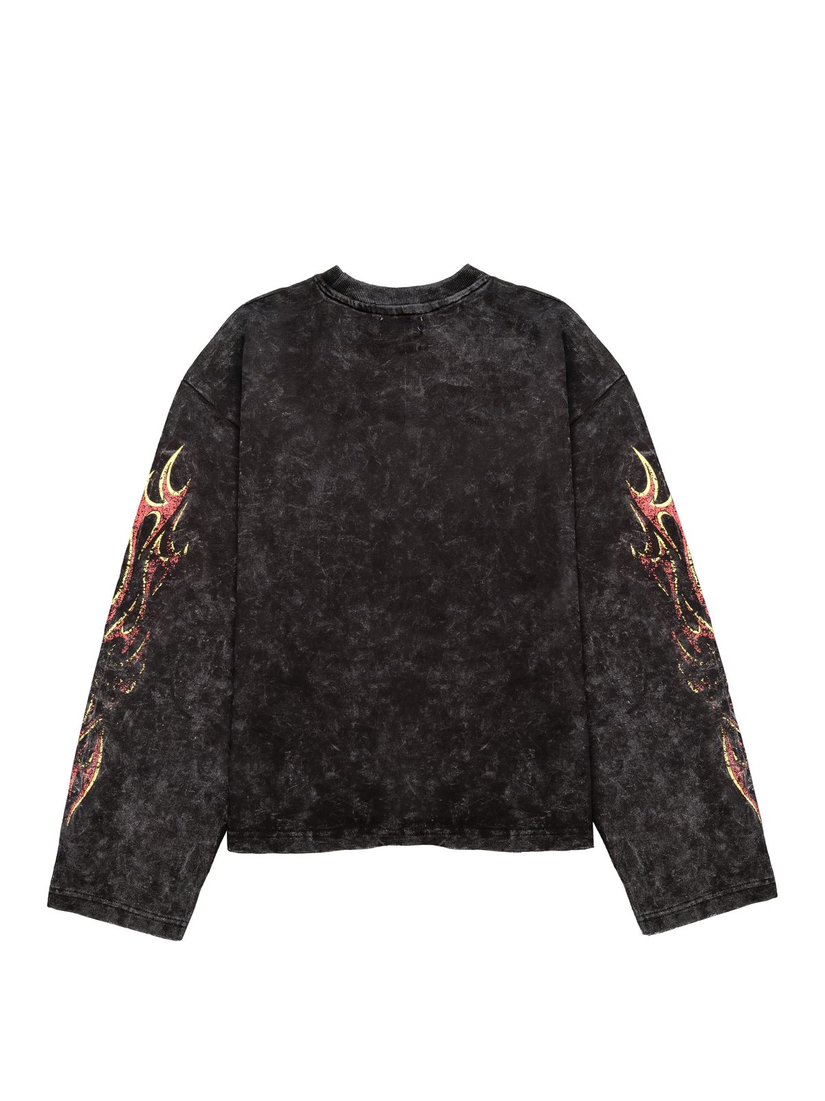 BURNOUT LS TEE // CROPPED FIT