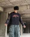 BURNOUT LS TEE // CROPPED FIT