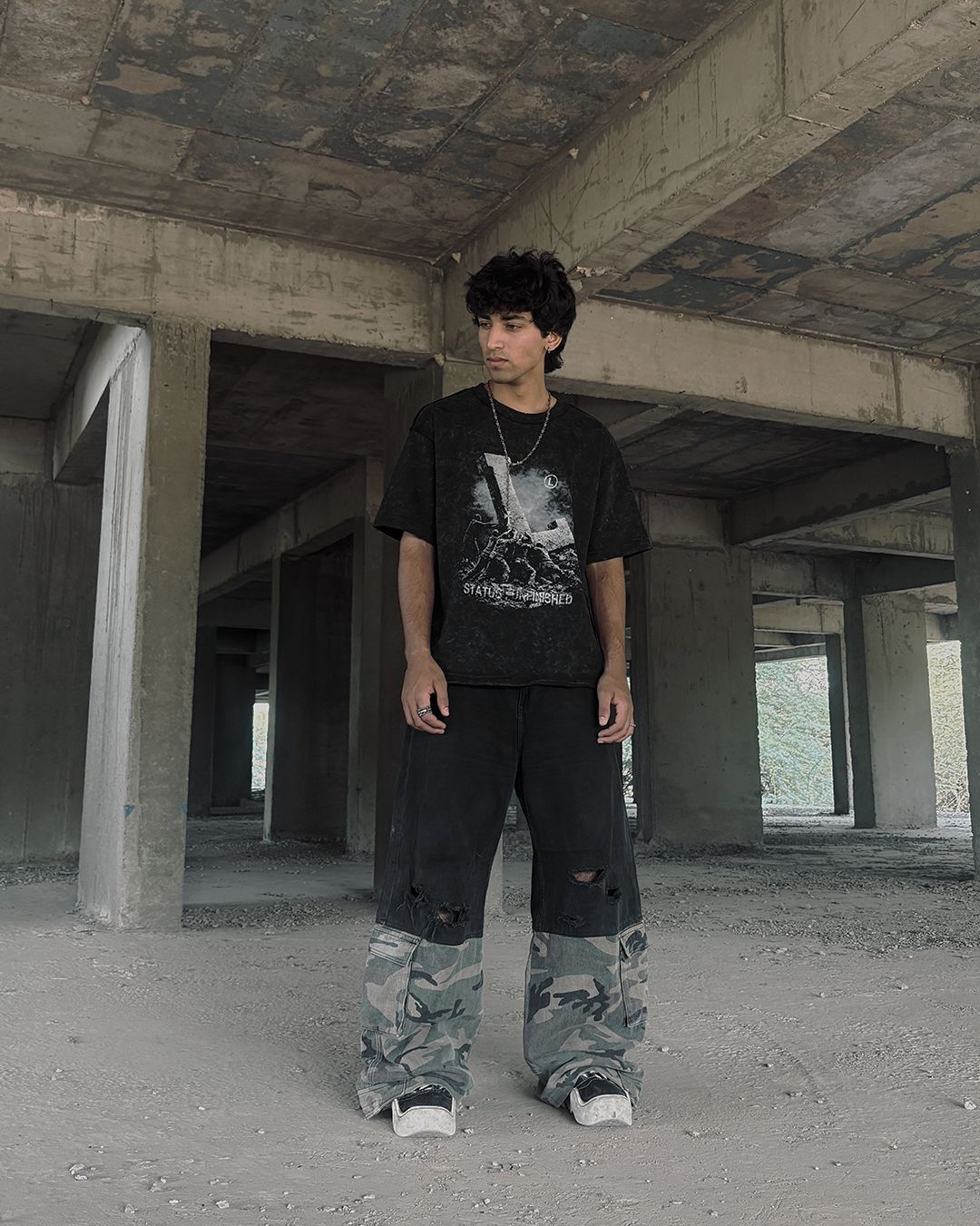 UNFINISHED TEE // REVERSE SEAM