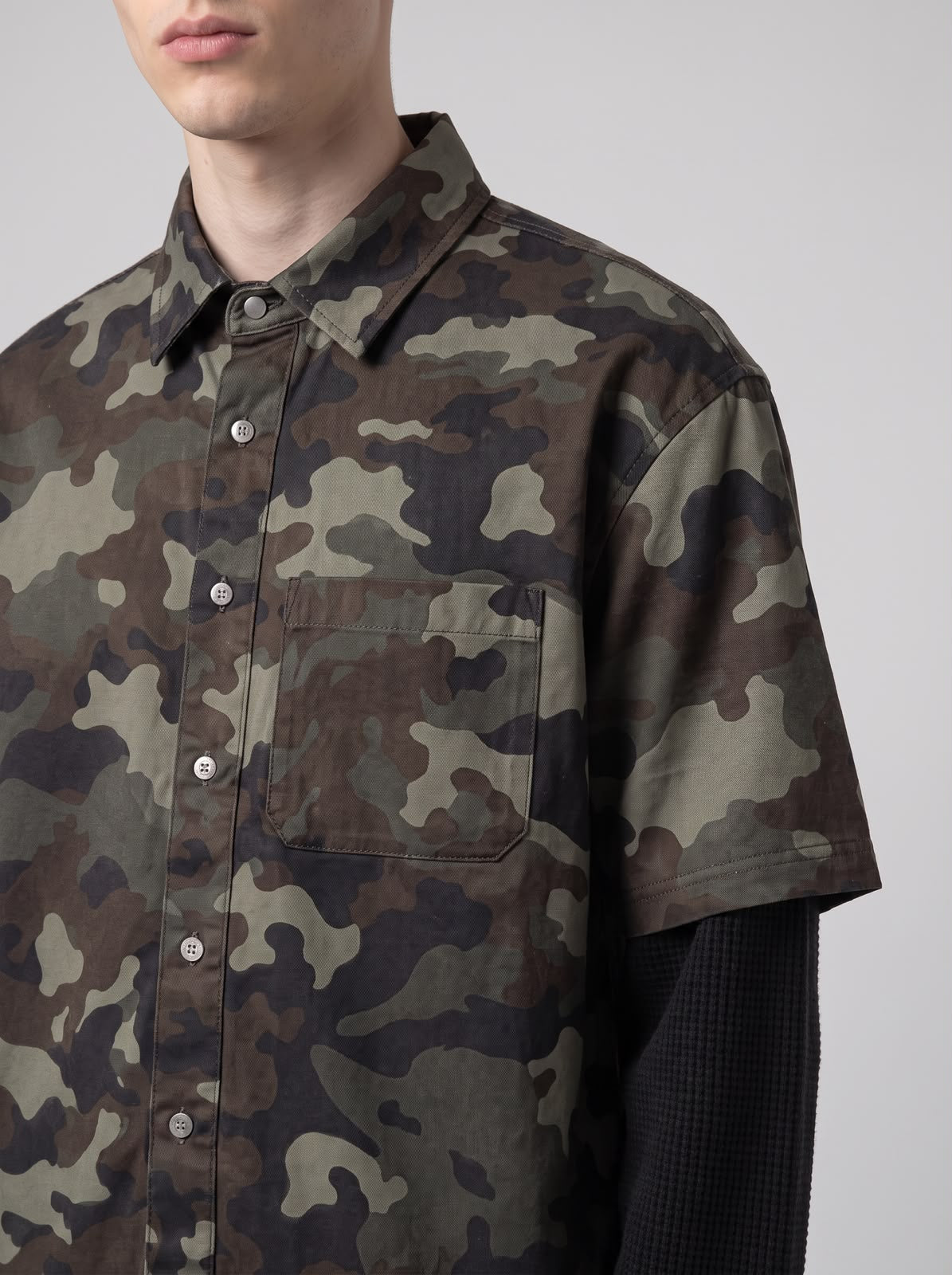 Black Ops // Waffle Sleeves Shirts