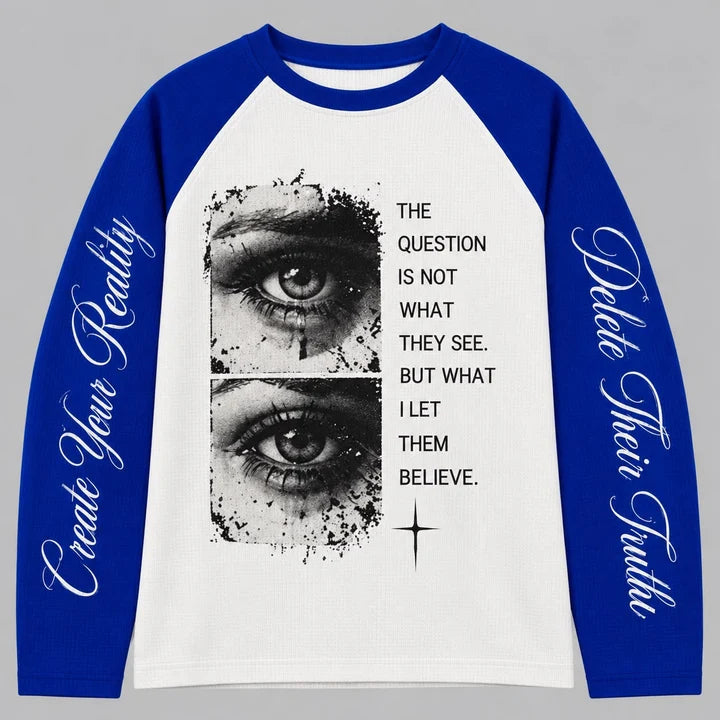 PERCEPTION RAGLAN WAFFLE TEE