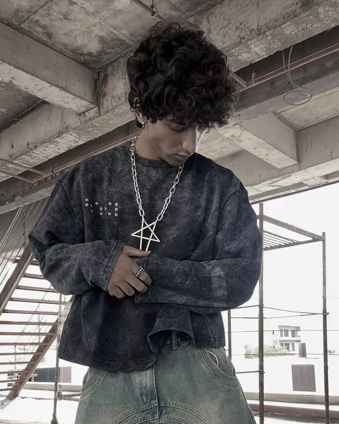 AFTERMATH LS TEE // CROPPED FIT