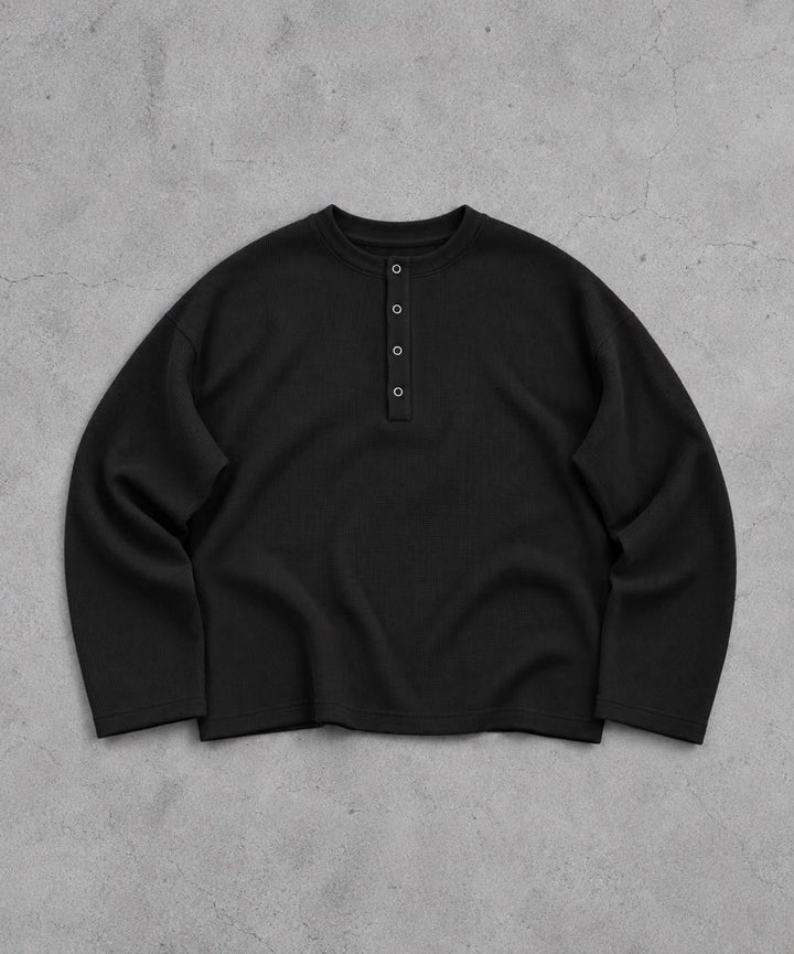 PHANTOM Waffle Henley TEE