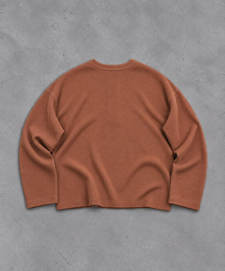 RUST Waffle Henley TEE