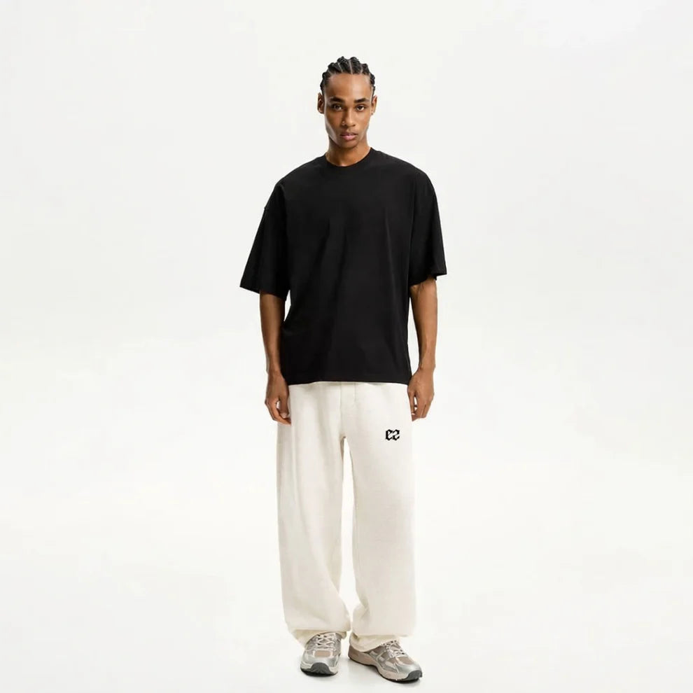 Cream White Oversized Sweatpant