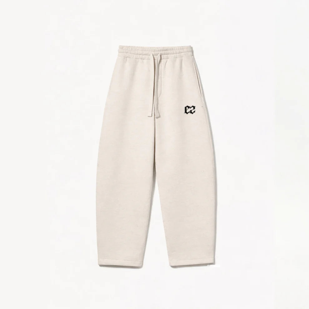 Cream White Oversized Sweatpant