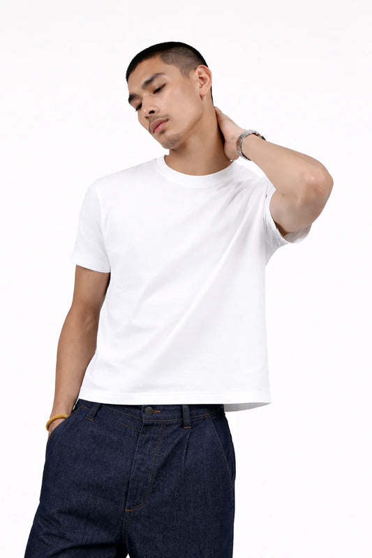 Nova White Cropped TEE