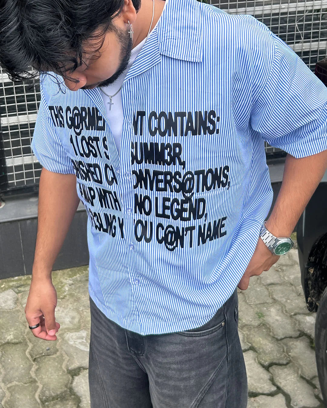LOST SUMMER (BLU) BOXY Shirt