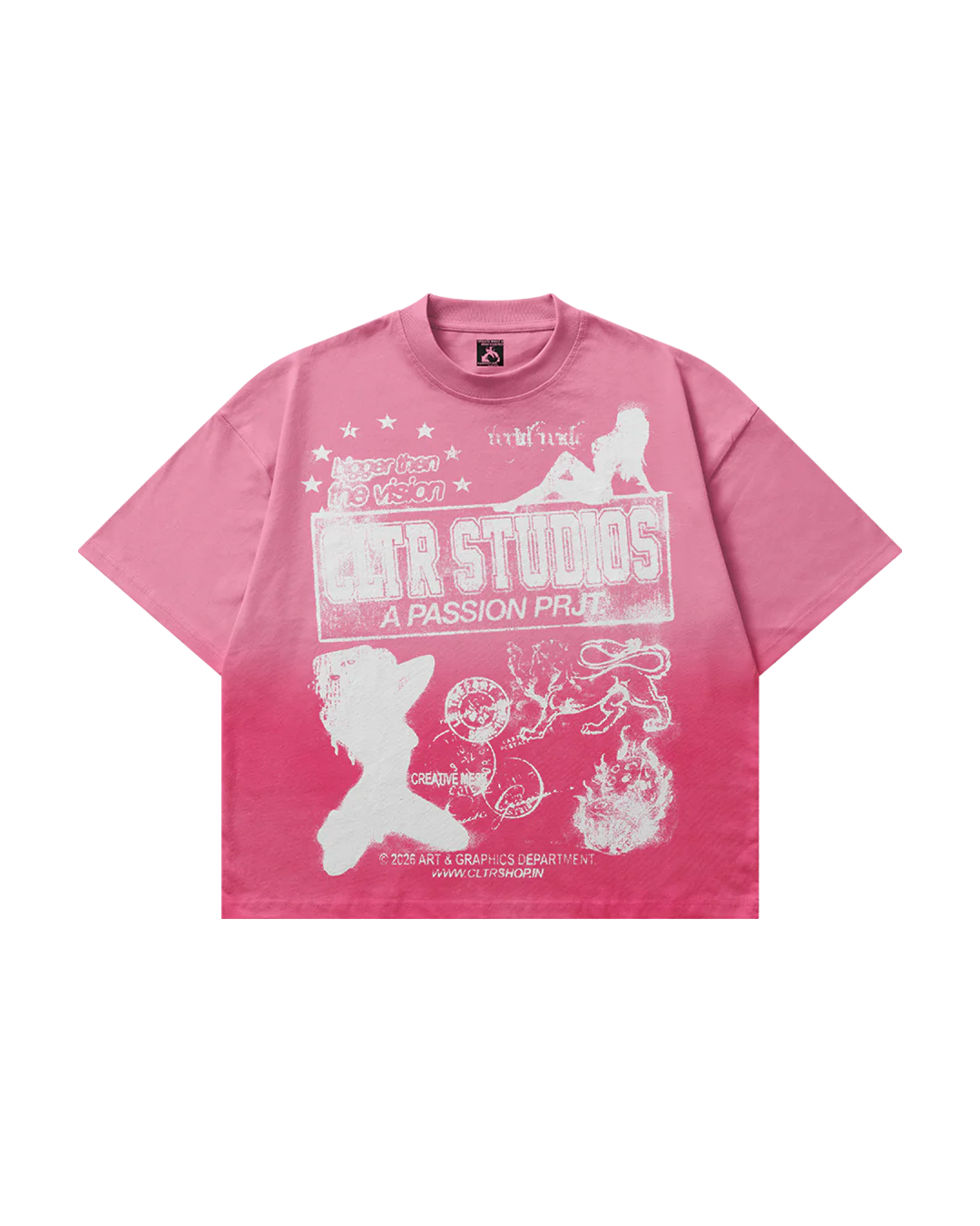 VISION PNK (OMBRE WASHED) TEE