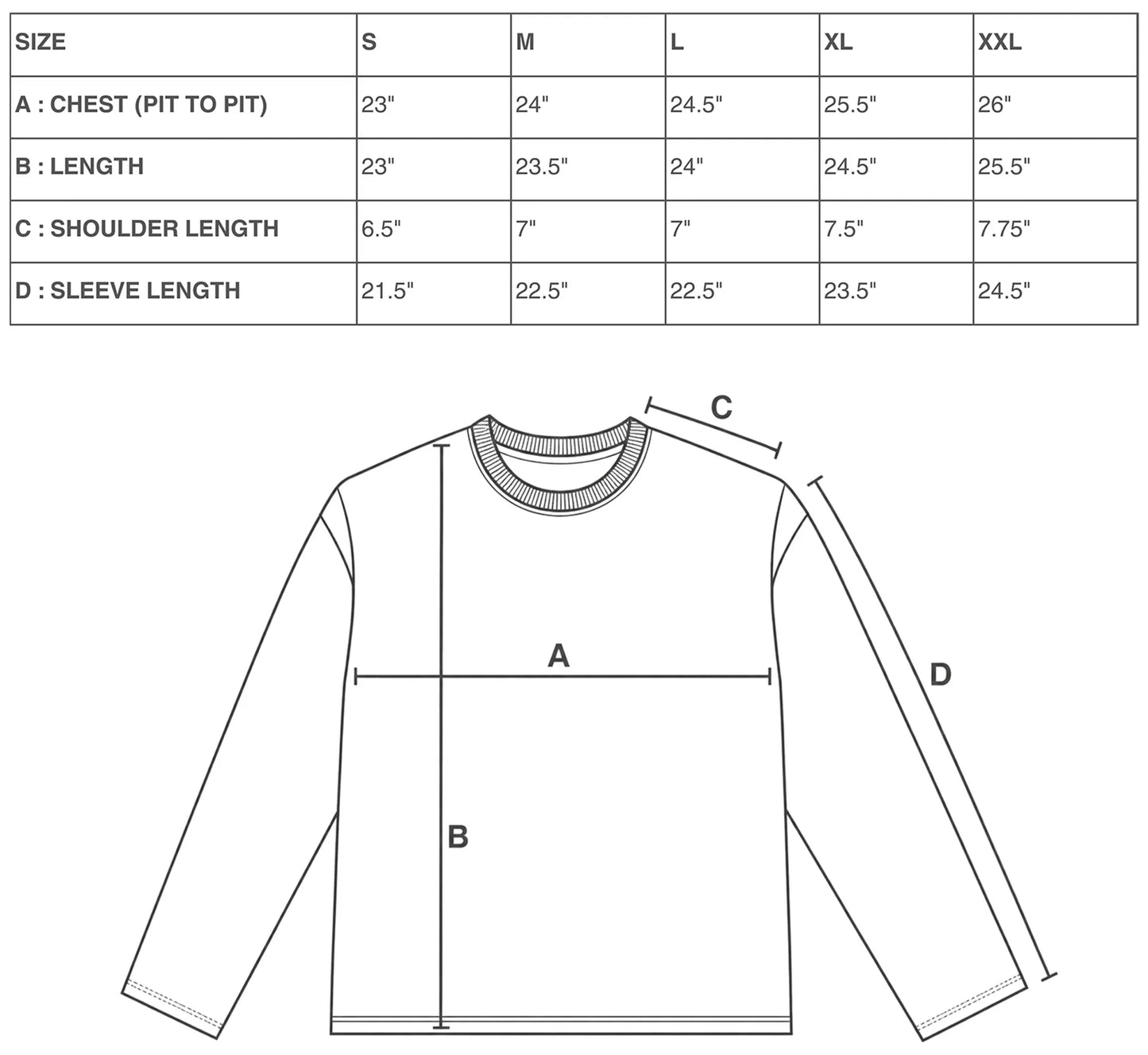 AUTHORIZED LS TEE // CROPPED FIT