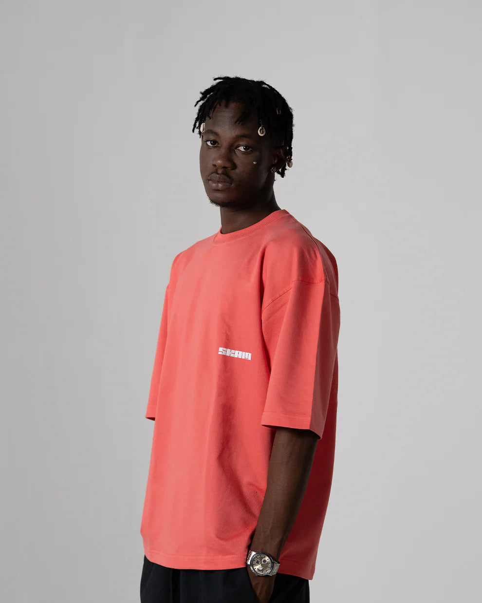 SIGNATURE SOLID (WATERMELON) TEE