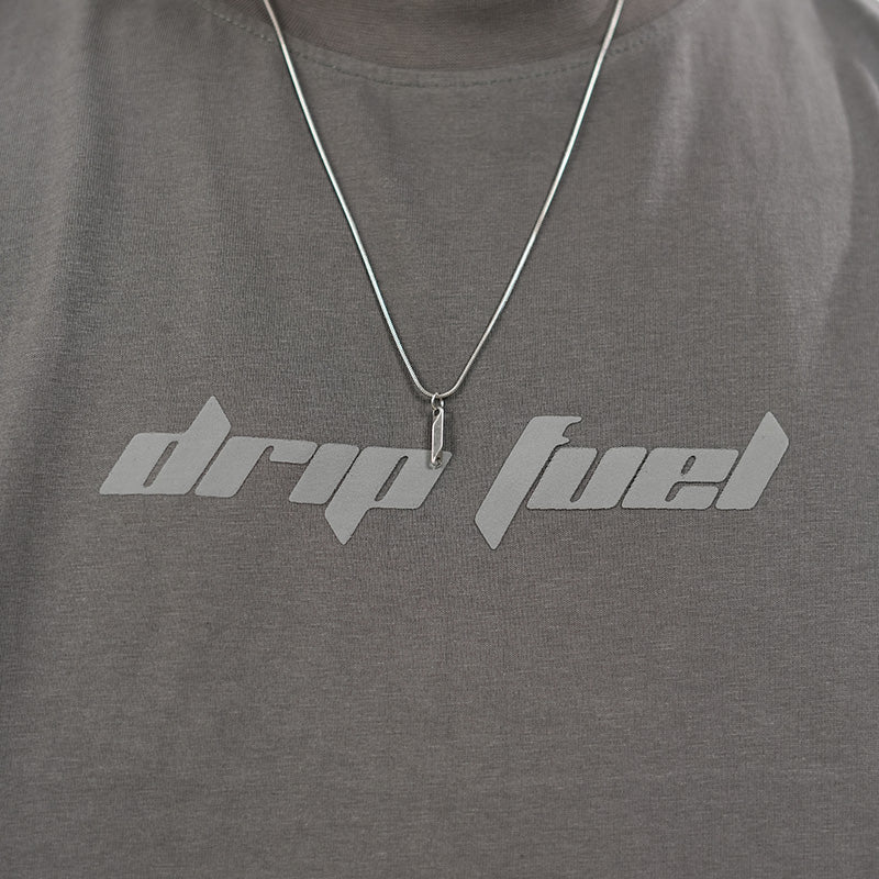 DRIP FUEL ESSENTIALS GRAY TEE