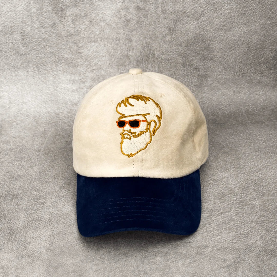 WS X Beige & Blue Cap